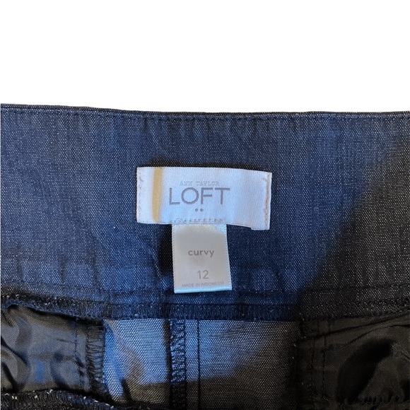 Ann Taylor LOFT | Marisa Fit Cropped Pants Size 12 - Picture 4 of 6